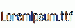LoremIpsum.ttf