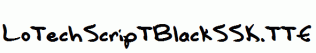 LotechScriptBlackSSK.ttf