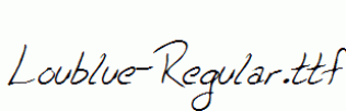 Loublue-Regular.ttf