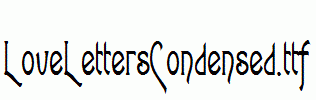LoveLettersCondensed.ttf