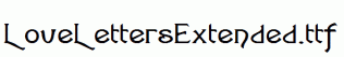 LoveLettersExtended.ttf
