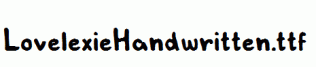 LovelexieHandwritten.ttf