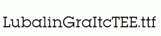LubalinGraItcTEE.ttf