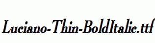 Luciano-Thin-BoldItalic.ttf