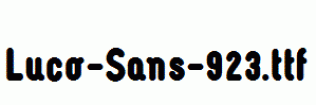 Luco-Sans-923.ttf