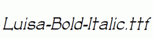 Luisa-Bold-Italic.ttf