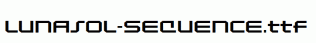 Lunasol-Sequence.ttf
