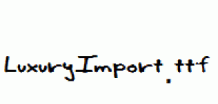 LuxuryImport.ttf