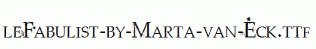 leFabulist-by-Marta-van-Eck.ttf