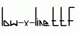 low-x-line.ttf
