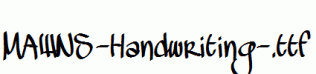 MAWNS-Handwriting-.ttf