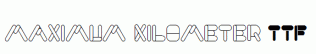 MAXIMUM-KILOMETER.ttf