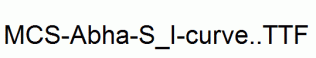 MCS-Abha-S_I-curve..ttf