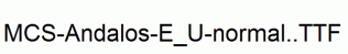 MCS-Andalos-E_U-normal..ttf