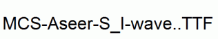 MCS-Aseer-S_I-wave..ttf