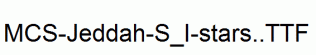 MCS-Jeddah-S_I-stars..ttf