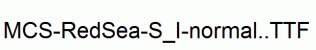MCS-RedSea-S_I-normal..ttf