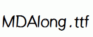 MDAlong.ttf