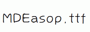 MDEasop.ttf