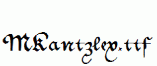 MKantzley.ttf