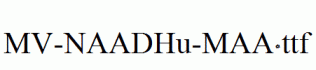 MV-NAADHu-MAA.ttf