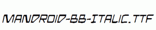 Mandroid-BB-Italic.ttf