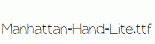 Manhattan-Hand-Lite.ttf