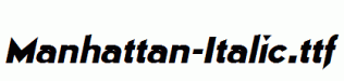 Manhattan-Italic.ttf