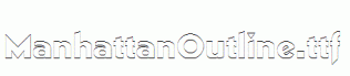 ManhattanOutline.ttf