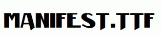 Manifest.ttf