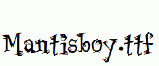 Mantisboy.ttf