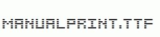 ManualPrint.ttf