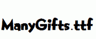 ManyGifts.ttf