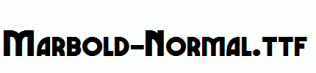 Marbold-Normal.ttf