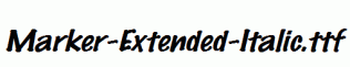 Marker-Extended-Italic.ttf