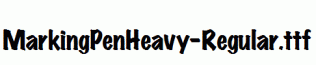 MarkingPenHeavy-Regular.ttf