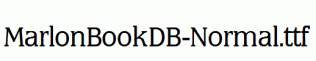 MarlonBookDB-Normal.ttf