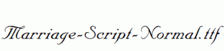 Marriage-Script-Normal.ttf