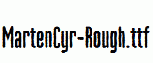 MartenCyr-Rough.ttf