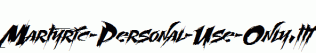 Martyric-Personal-Use-Only.ttf