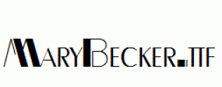 MaryBecker.ttf