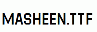 Masheen.ttf