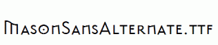 MasonSansAlternate.ttf