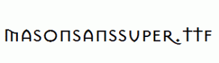 MasonSansSuper.ttf