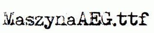 MaszynaAEG.ttf