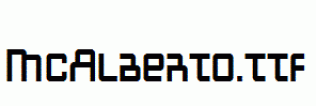 McAlberto.ttf