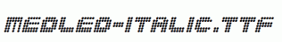 MedLed-Italic.ttf