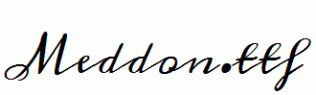 Meddon.ttf