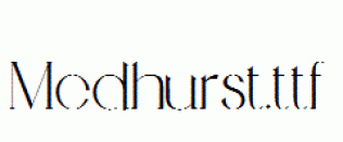 Medhurst.ttf