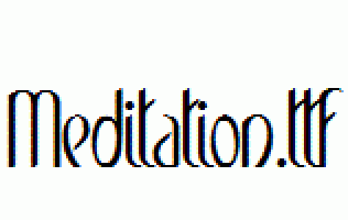 Meditation.ttf